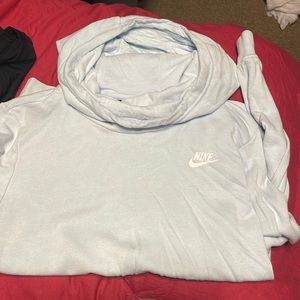 Blue Nike hoodie